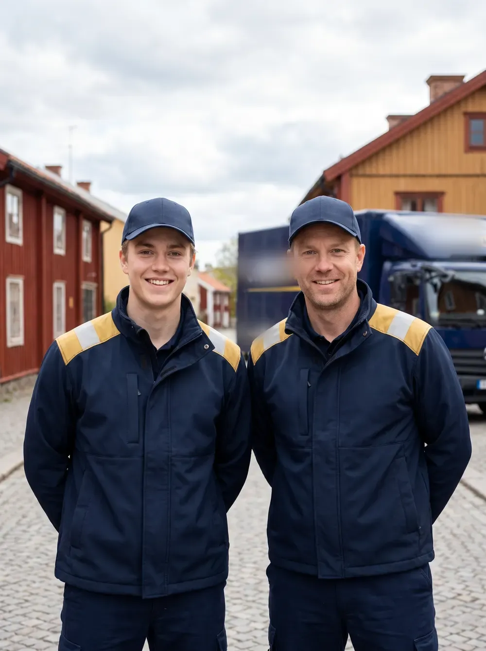 Två av Jämtflytts flyttare